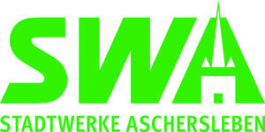 Bild vergrößern: Logo und Verlinkung zur Webseite der Stadtwerke Aschersleben