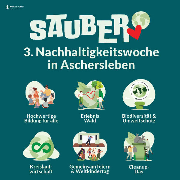 In Aschersleben findet die 3. Nachhaltigkeitswoche statt.
